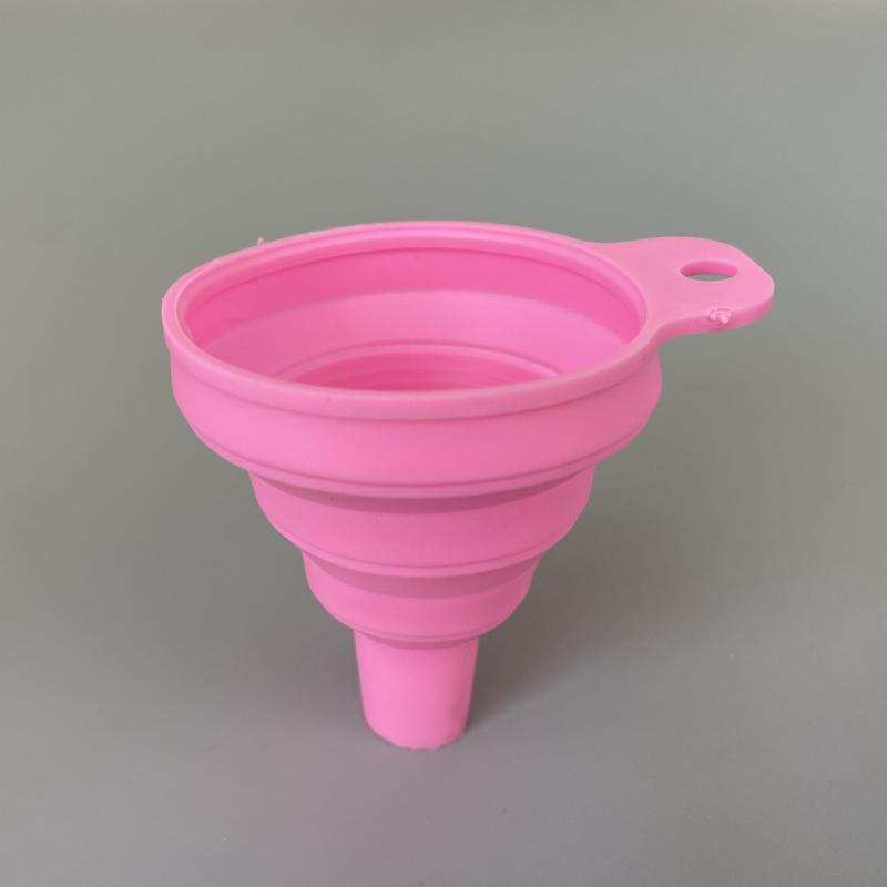 Collapsible Funnel Silicone Kitchen Gadget for Bottles and Cooking
