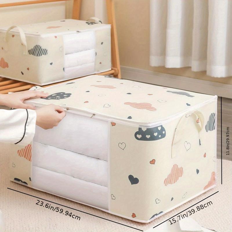 Large Capacity Clothes Storage Bag with Reinforced Handle - Quilt Bag Dust-proof