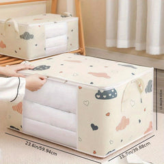 Large Capacity Clothes Storage Bag with Reinforced Handle - Quilt Bag Dust-proof
