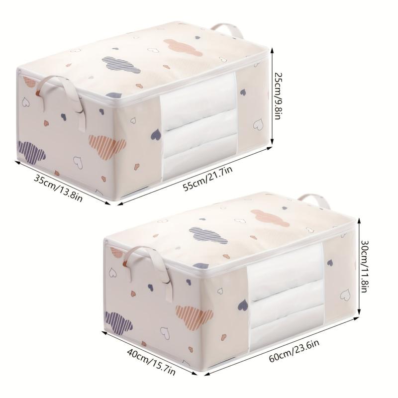 Large Capacity Clothes Storage Bag with Reinforced Handle - Quilt Bag Dust-proof