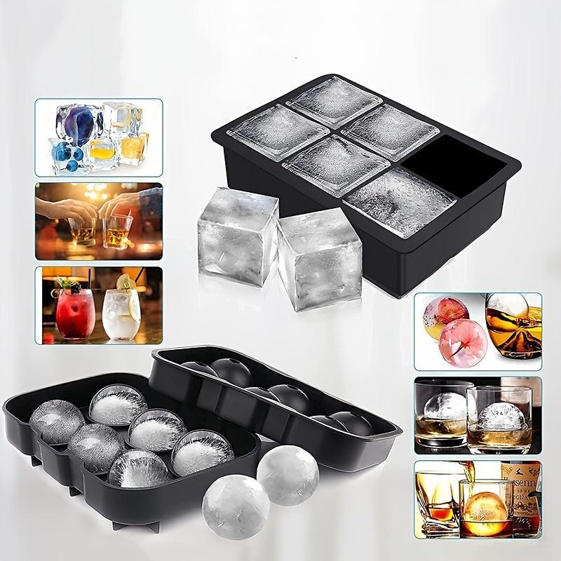 Round Ice Ball Mold for Cocktails - 6 Grids