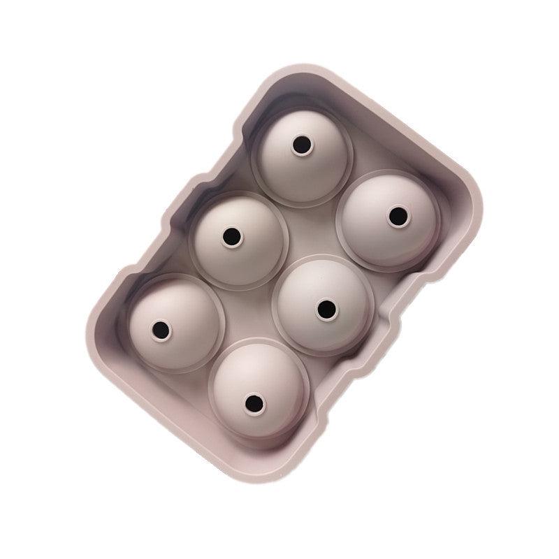 Round Ice Ball Mold for Cocktails - 6 Grids