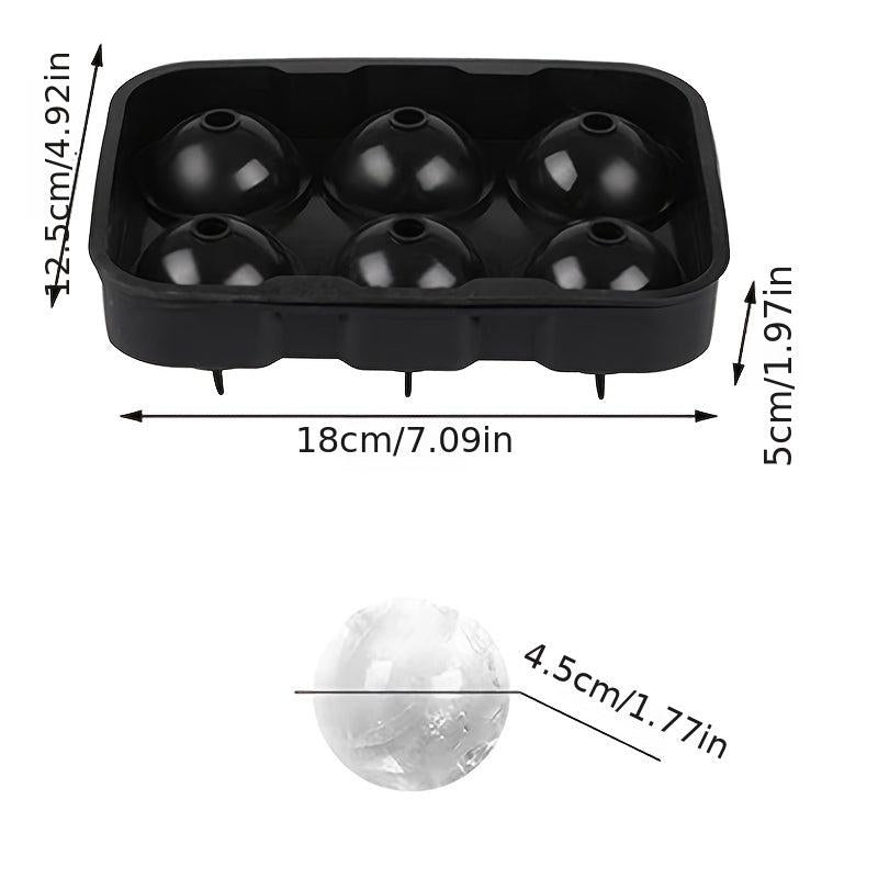 Round Ice Ball Mold for Cocktails - 6 Grids