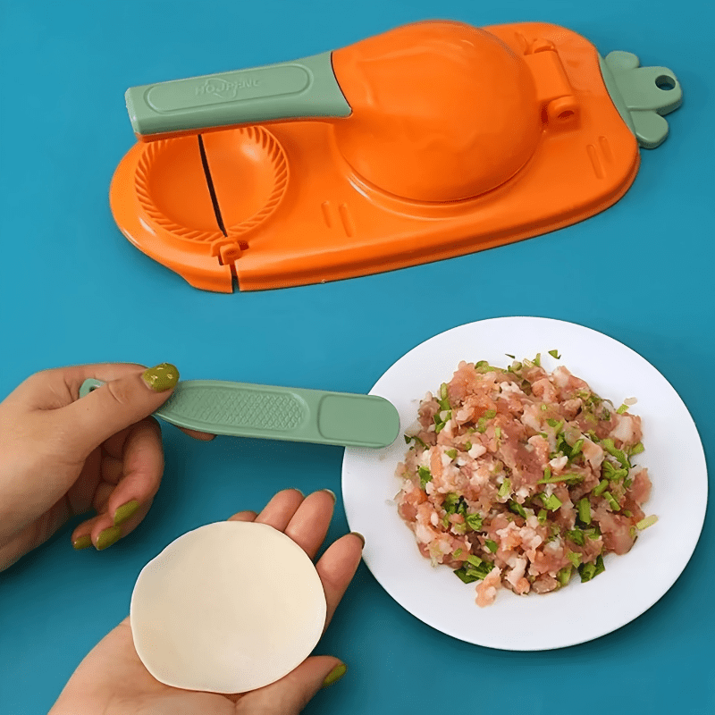 Non Slip Dumpling Maker and Dough Press - Ideal Kitchen Accessory