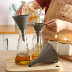 3pcs Kitchen Triangular Funnel Set Auxiliary Separator