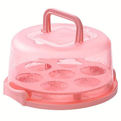 Clear Portable Cake Box Cupcake Muffin Cake Carrier Cake Container Fresh Keeping