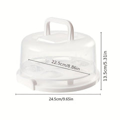 Clear Portable Cake Box Cupcake Muffin Cake Carrier Cake Container Fresh Keeping