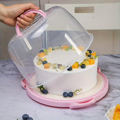 Clear Portable Cake Box Cupcake Muffin Cake Carrier Cake Container Fresh Keeping