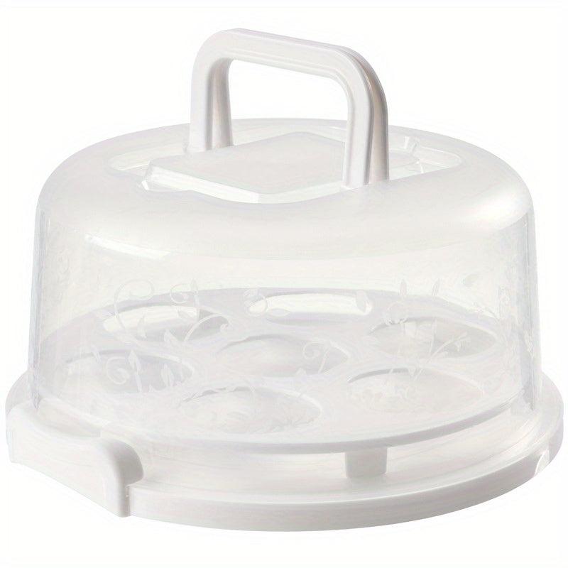 Clear Portable Cake Box Cupcake Muffin Cake Carrier Cake Container Fresh Keeping