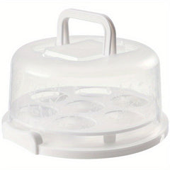 Clear Portable Cake Box Cupcake Muffin Cake Carrier Cake Container Fresh Keeping