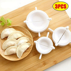 3pcs Dumpling Mold Dumpling Maker Plastic DIY Kitchen Moulds