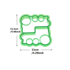 Sandwich Mold Puzzle Shape Bread Cutter for Toast and Cake