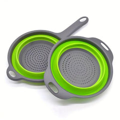 Foldable Silicone Colander - Collapsible Vegetable Washing Basket