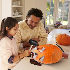 13pcs Stainless Steel Pumpkin Carving Kit with Hammer for Halloween