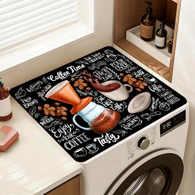 Rubber Drying Pad Coffee Pot Drain Pad - Absorbent and Durable