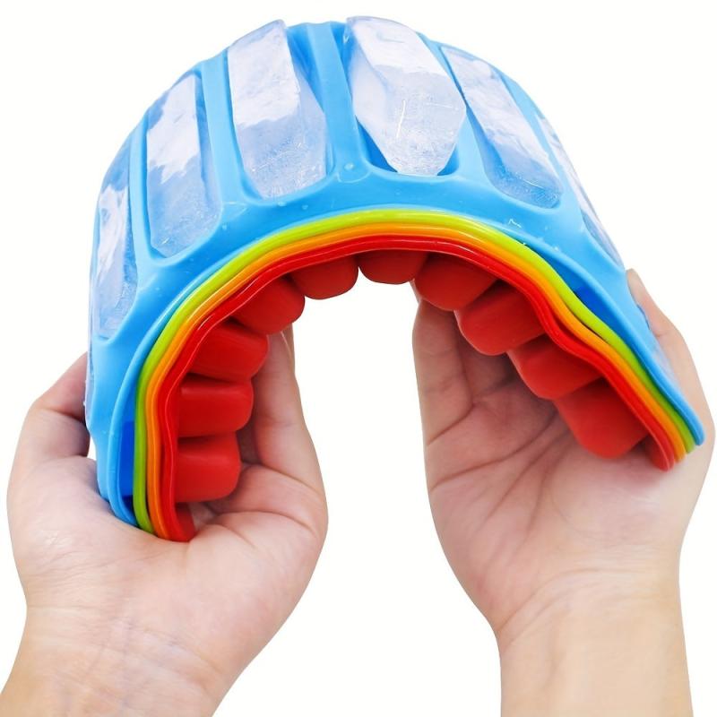 Silicone Ice Tube Maker 10 Cavity Cookie Mold Ice Stick Trays