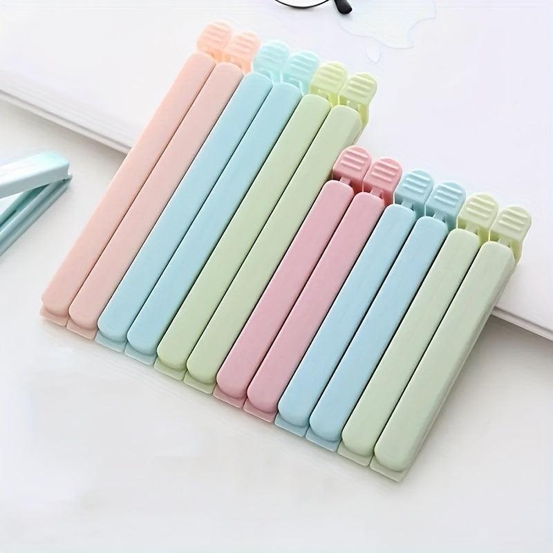 5pcs Plastic Airtight Food Clips Snack Bag Clips Sealing Clamp Kitchen Tools