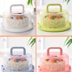 Clear Portable Cake Box For Cupcake Muffin Cake Carrier