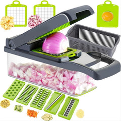 13in1 Vegetable Chopper Multifunctional Food Slicer Manual Grater Cutter