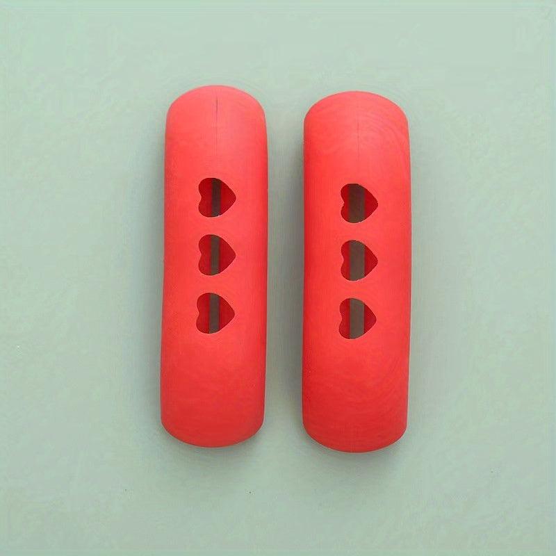 2pcs Silicone Pot Holder Sleeve for Cast Iron Woks Frying Pans