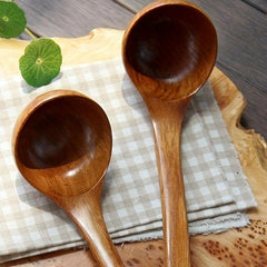 1pc Lacquer Wood Spoon Home Kitchen Utensils Wooden Spoon