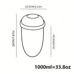 Portable Salad Cup with Fork and Lid: Healthy Salad Container for Picnic Lunch