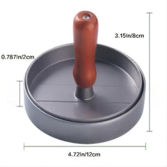 Aluminum Hamburger Maker Mold Meat Press for Barbecue Camping