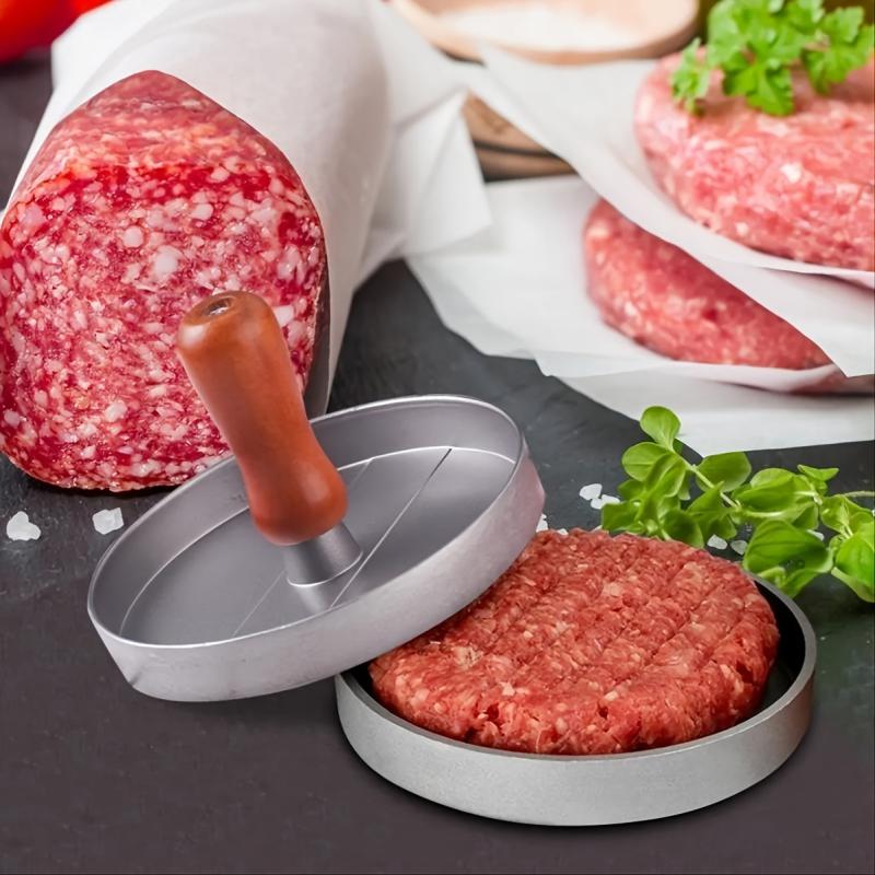 Aluminum Hamburger Maker Mold Meat Press for Barbecue Camping