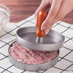 Aluminum Hamburger Maker Mold Meat Press for Barbecue Camping