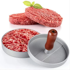 Aluminum Hamburger Maker Mold Meat Press for Barbecue Camping