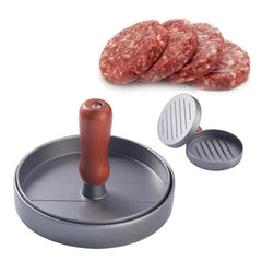 Aluminum Hamburger Maker Mold Meat Press for Barbecue Camping