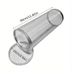 Stainless Steel BBQ Net for Outdoor Cooking, Camping, Grilling Drum & Picnics
