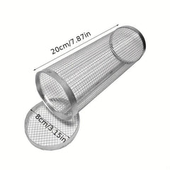 Stainless Steel BBQ Net for Outdoor Cooking, Camping, Grilling Drum & Picnics