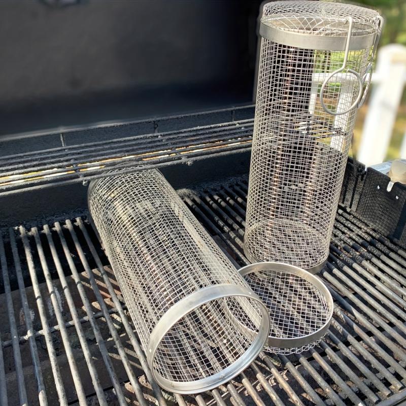 Stainless Steel BBQ Net for Outdoor Cooking, Camping, Grilling Drum & Picnics