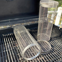 Stainless Steel BBQ Net for Outdoor Cooking, Camping, Grilling Drum & Picnics