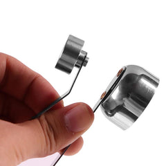 304 Stainless Steel Egg Opener - Easy to Use for Eggs, Cheese, More