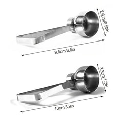 304 Stainless Steel Egg Opener - Easy to Use for Eggs, Cheese, More