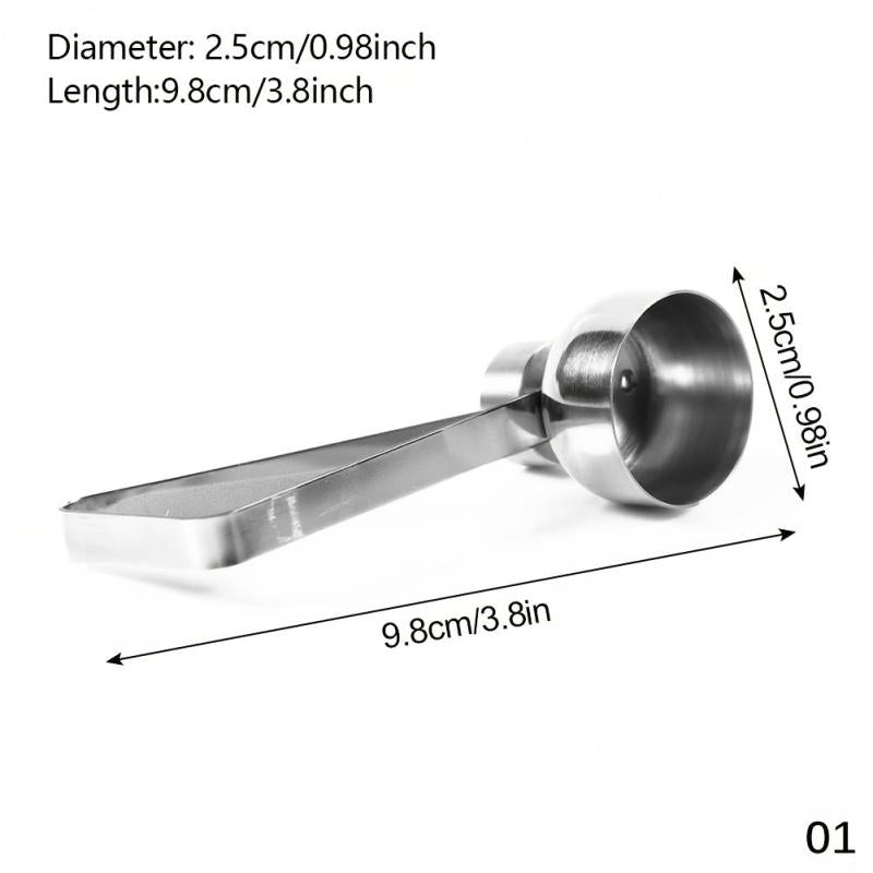 304 Stainless Steel Egg Opener - Easy to Use for Eggs, Cheese, More