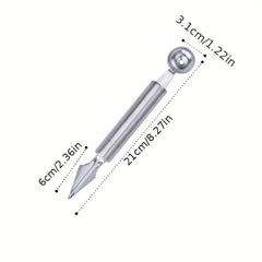 2pcs SS Fruit Ball Digging Spoon Ice Cream Jelly Dessert Digging Spoon