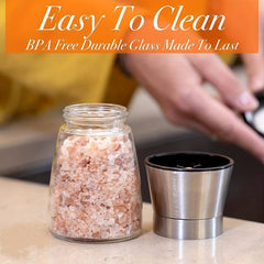 Adjustable Ceramic Core Pepper Grinder and Sea Salt Mill