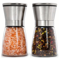 Adjustable Ceramic Core Pepper Grinder and Sea Salt Mill