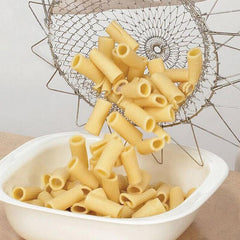 Collapsible Steam Rinse Filter French Chef Basket Drainer