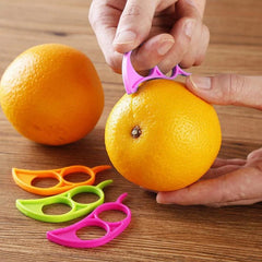 5pcs Stainless Steel Orange Peeler Lemon Peeler Kitchen Gadget