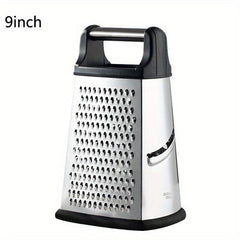 Stainless Steel Box Grater with Container - Multifunctional Vegetable Grater