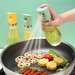 Push Type Spray Bottle for Kitchen Barbecue Olive Edible Oils