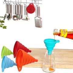 Silicone Collapsible Funnel for Liquid Kitchen Gadgets