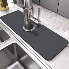 Non Slip Faucet Absorbent Mat for Kitchen and Bathroom Sinks