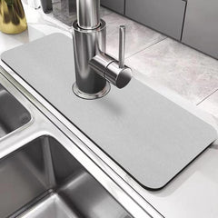 Non Slip Faucet Absorbent Mat for Kitchen and Bathroom Sinks