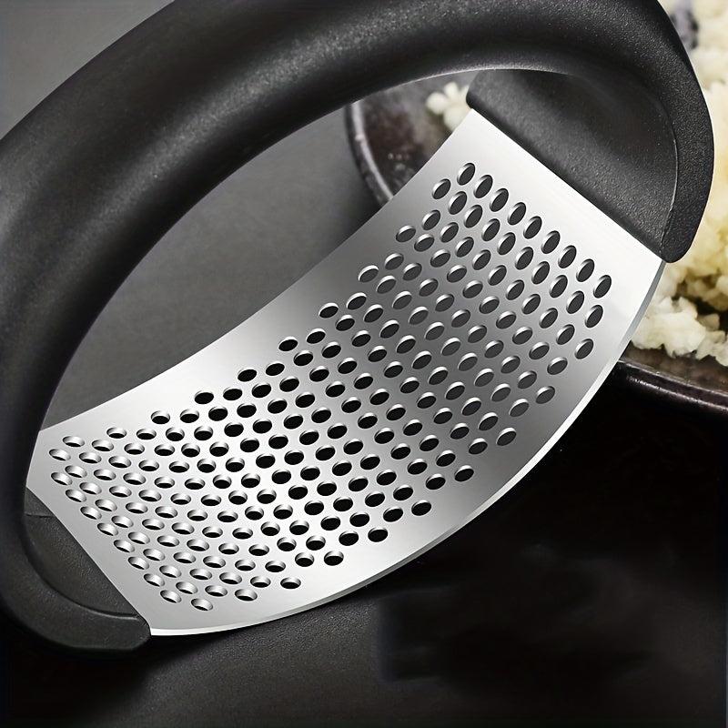 Stainless Steel Garlic Press Manual Ring Garlic Kitchen Tool