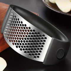 Stainless Steel Garlic Press Manual Ring Garlic Kitchen Tool